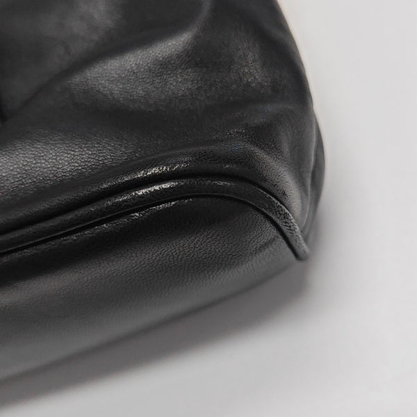 Lambskin Shoulder Bag Black