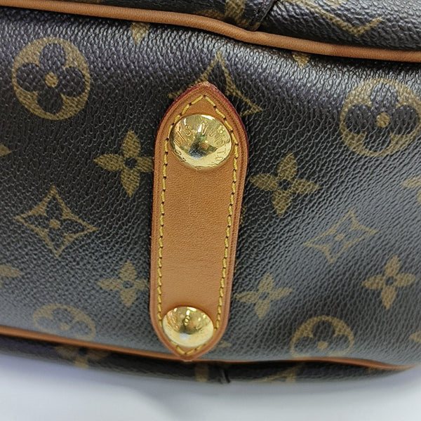 GALLIERA Monogram Coated Canvas Brown