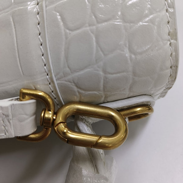 Hourglass S Calfskin White