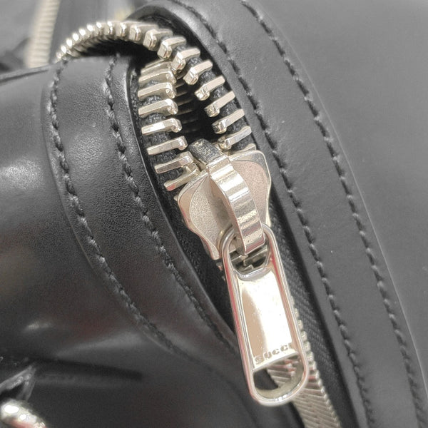 Monogram Coated Canvas Shoulder Bag Black