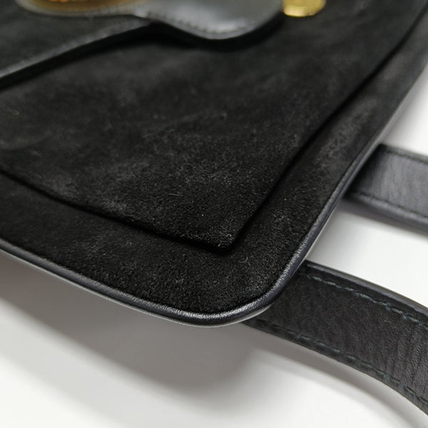 Arli Medium Suede Black