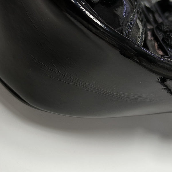 Le Cagole Mini Patent Leather Black