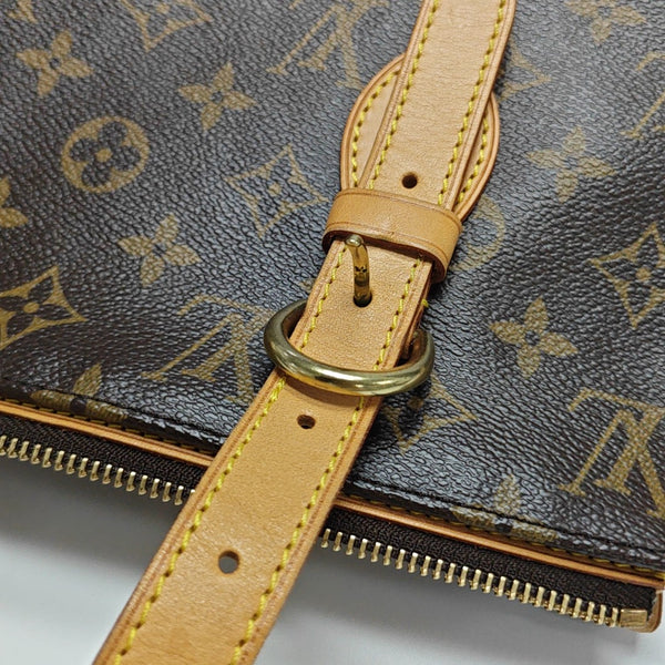POPINCOURT Monogram Coated Canvas Brown