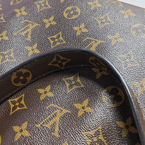 MONTAIGNE Monogram Coated Canvas Brown
