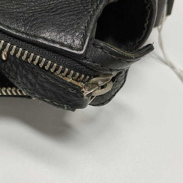 Calfskin Shoulder Bag Black