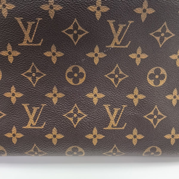 SPEEDY 30 Monogram Coated Canvas Brown