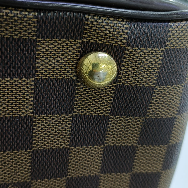 VERONA MM Damier Ebene Coated Canvas Brown