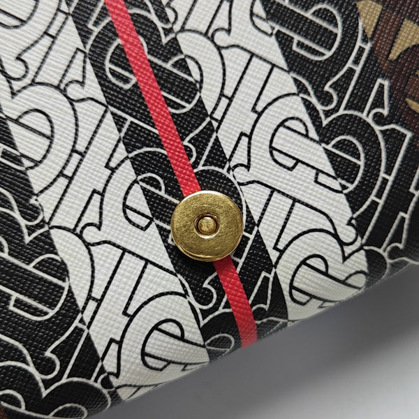 Crossbody Bag Coated Canvas Multicolor