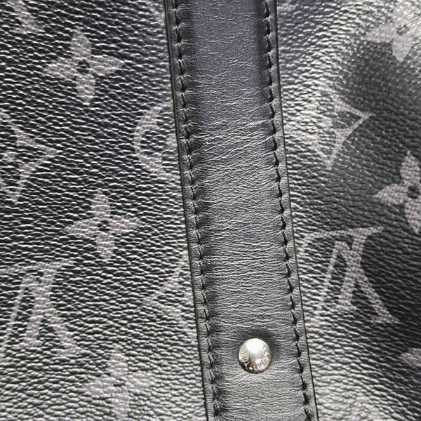 KEEPALL Monogram Coated Canvas Black