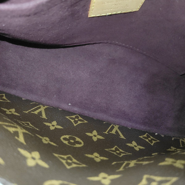 MONTAIGNE BB Monogram Coated Canvas Brown