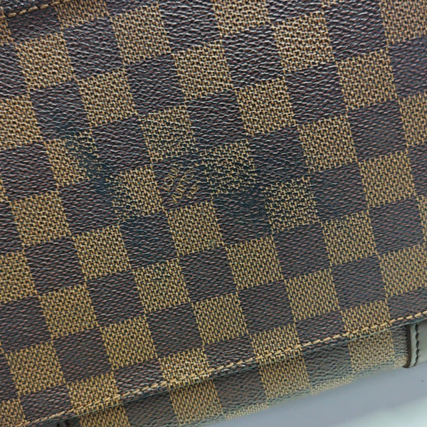 BERKELEY Damier Ebene Coated Canvas Brown