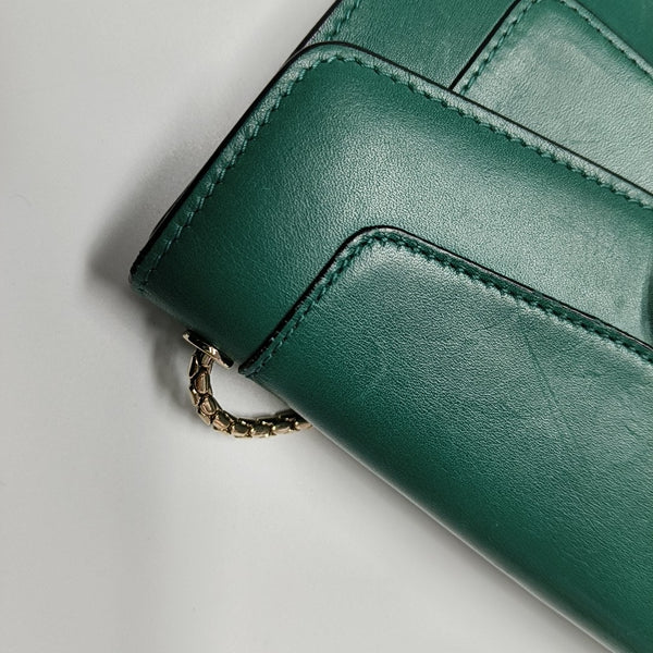 SERPENTI FOREVER Calfskin Green