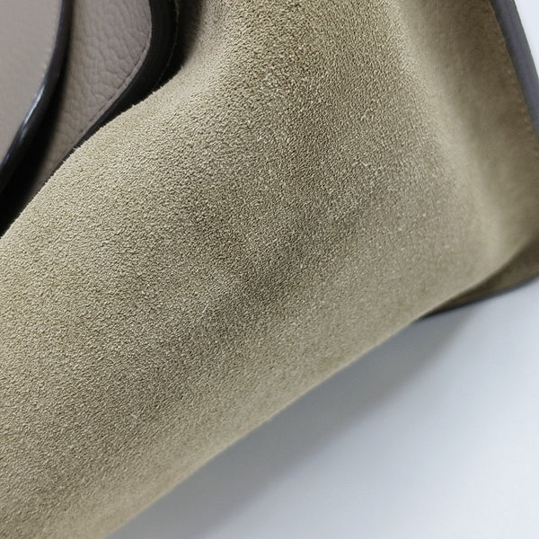 TRAPEZE Small Calfskin Gray