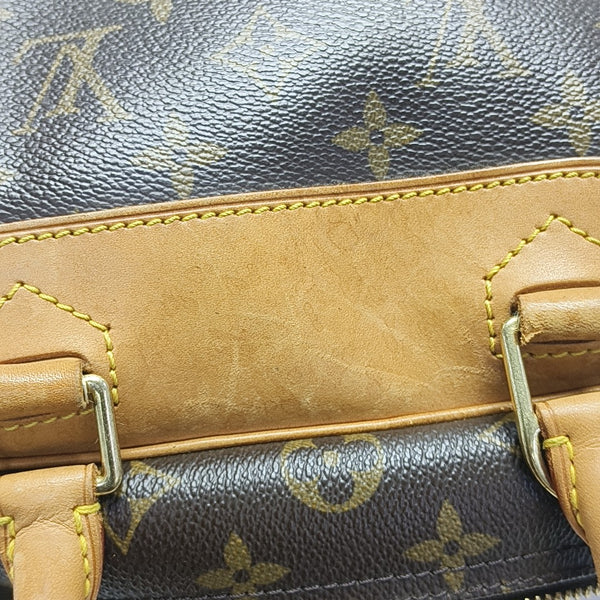 DEAUVILLE Monogram Coated Canvas Brown