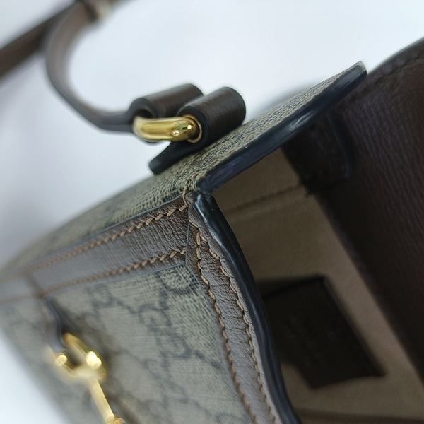 Horsebit 1955 Mini Coated Canvas Beige