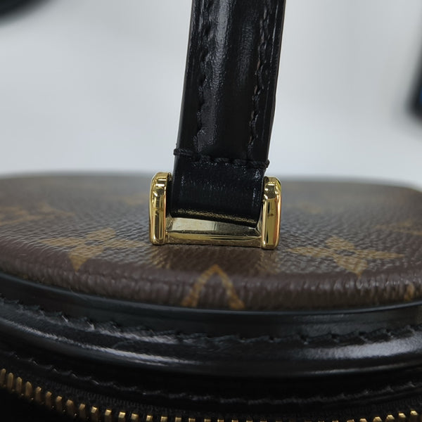 CANNES PM Monogram Coated Canvas Brown