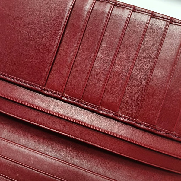 Authenticated pre-owned Gancini Calfskin Red Wallet - Wallet at Looply