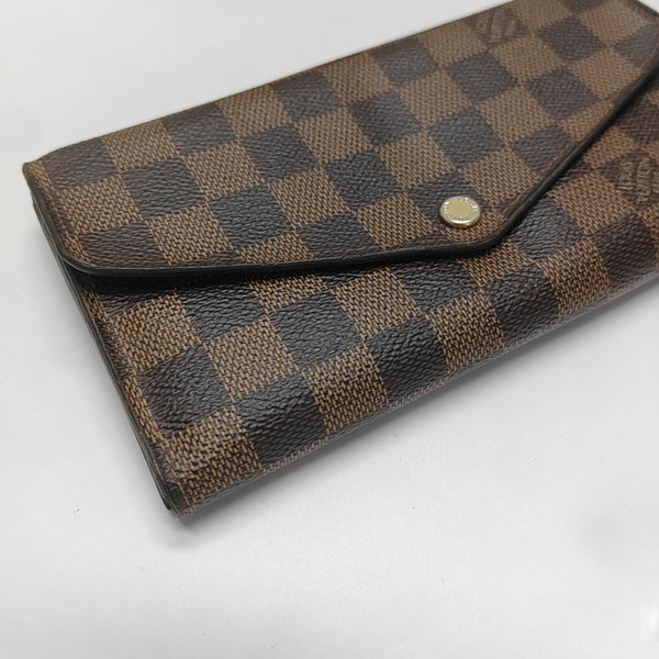 JOSÉPHINE Damier Ebene Coated Canvas Brown Wallet