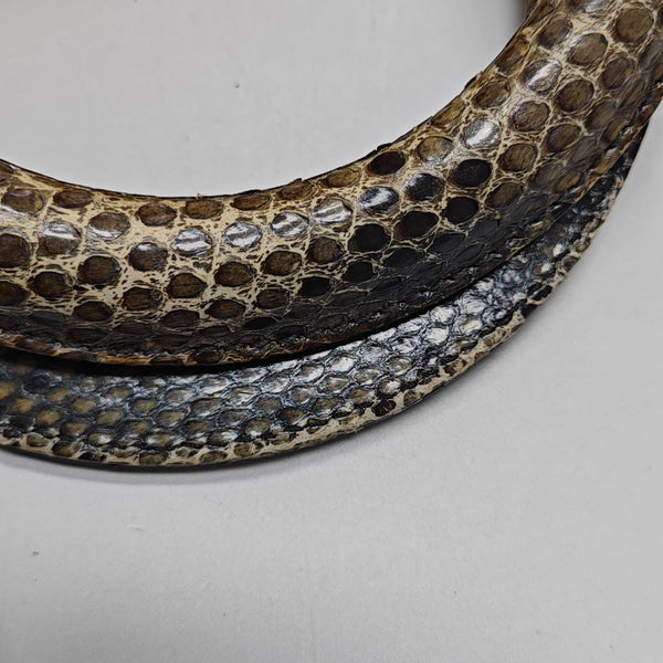 Lady Dior Medium Python Brown
