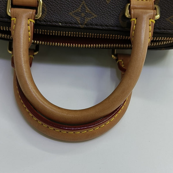 SPEEDY 20 Monogram Coated Canvas Brown