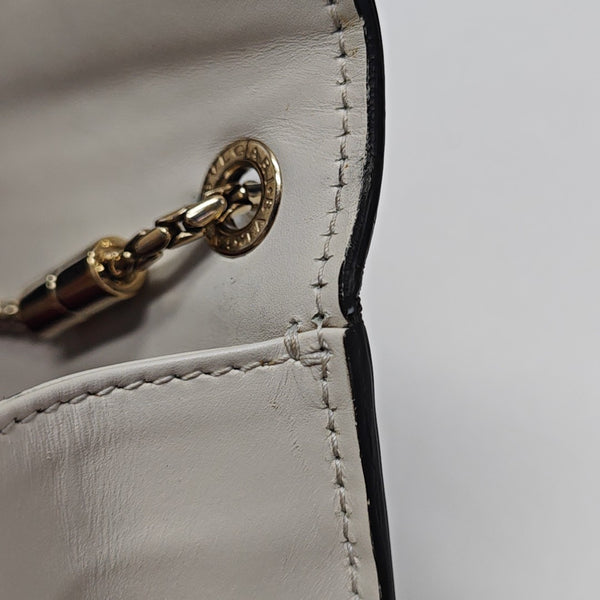 SERPENTI FOREVER Small Calfskin White