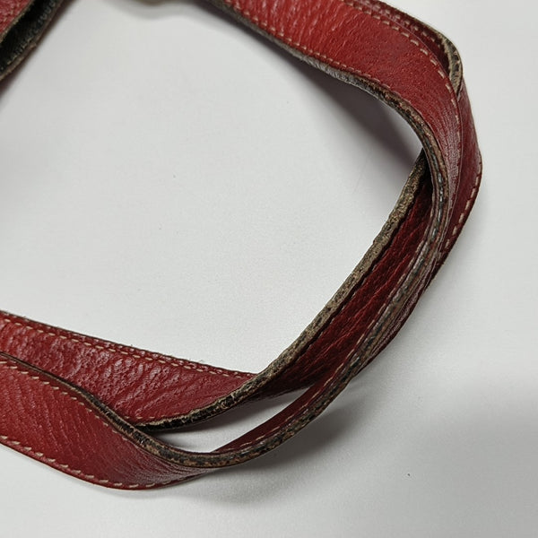Abbey Calfskin Red
