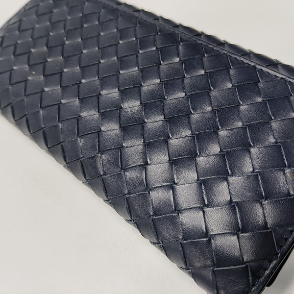 Calfskin Wallet Blue