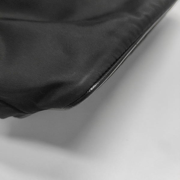 Nylon Top Handle Bag Black