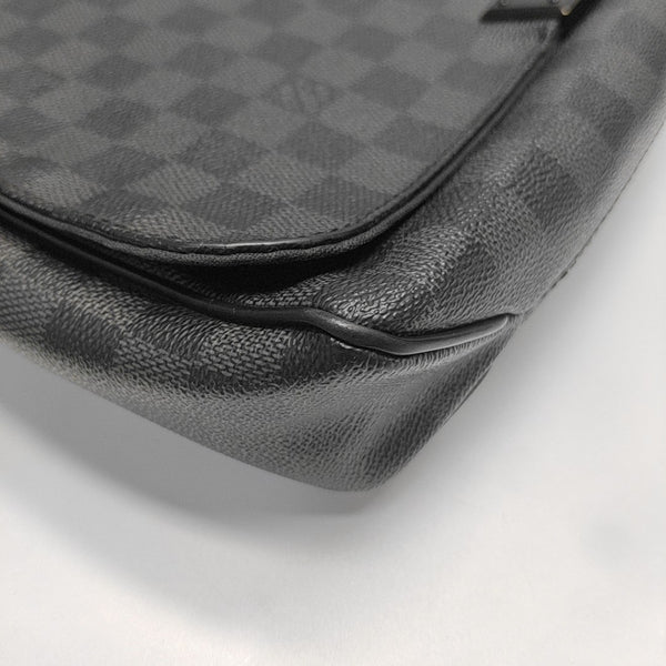 DISTRICT MM Damier Graphite Coated Canvas Gray