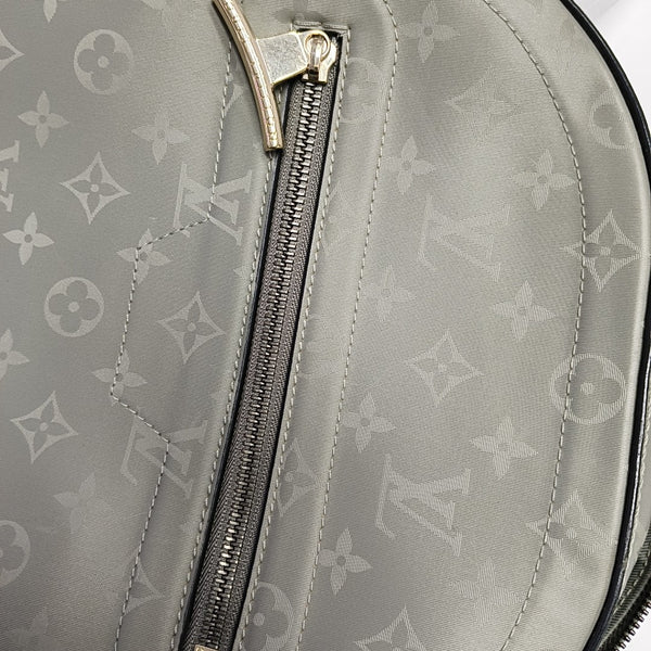 Monogram Coated Canvas PM Gray
