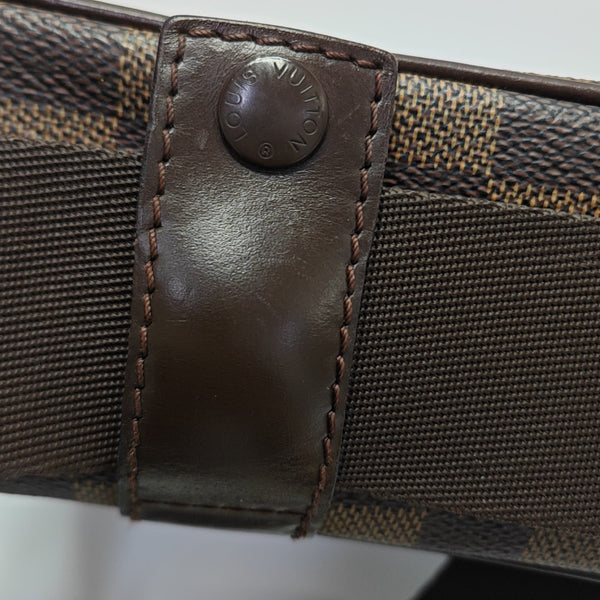 OLAV PM Damier Ebene Coated Canvas Brown