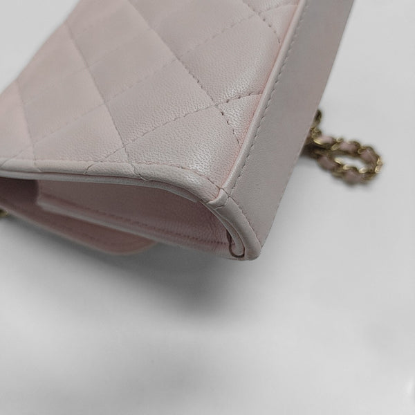 TRENDY CC Quilted Lambskin Pink
