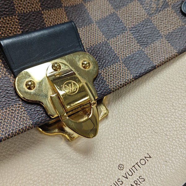 VAVIN PM Damier Ebene Coated Canvas Brown