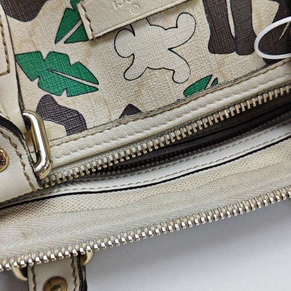 Joy Medium Coated Canvas Beige