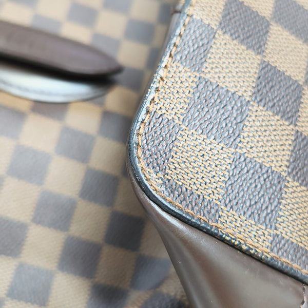 HAMPSTEAD GM Damier Ebene Coated Canvas Brown
