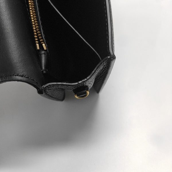 Gancini Calfskin Black