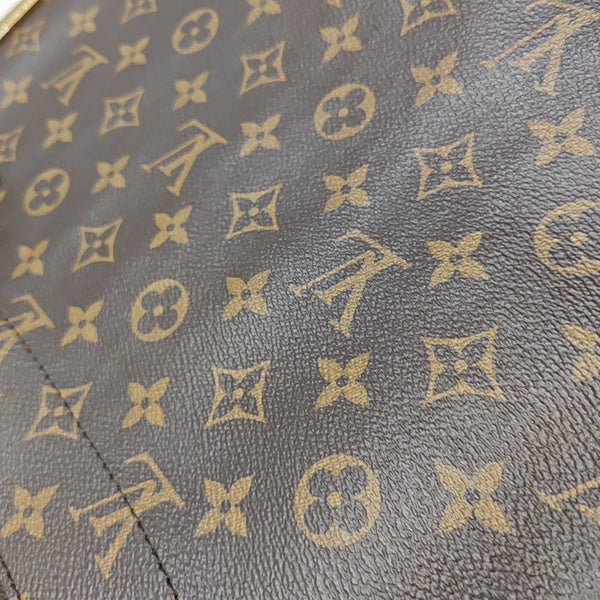 Lucky Trunk Monogram Coated Canvas Brown