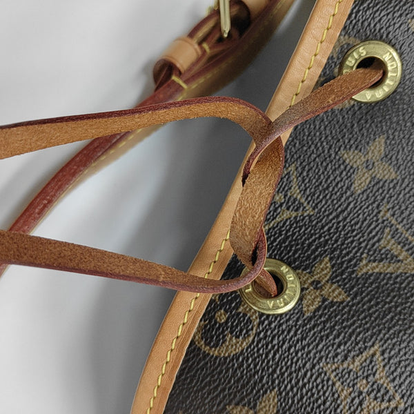NOÉ MM Monogram Coated Canvas Brown