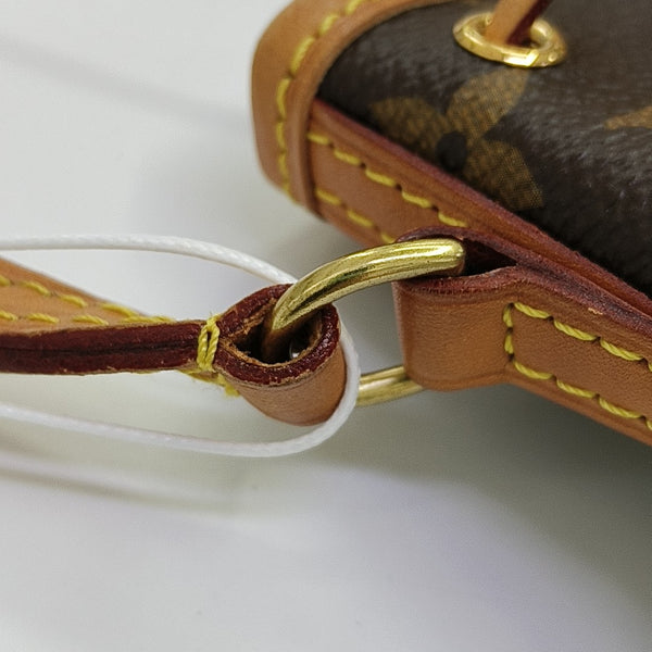 NÉONOÉ Nano Monogram Coated Canvas Brown