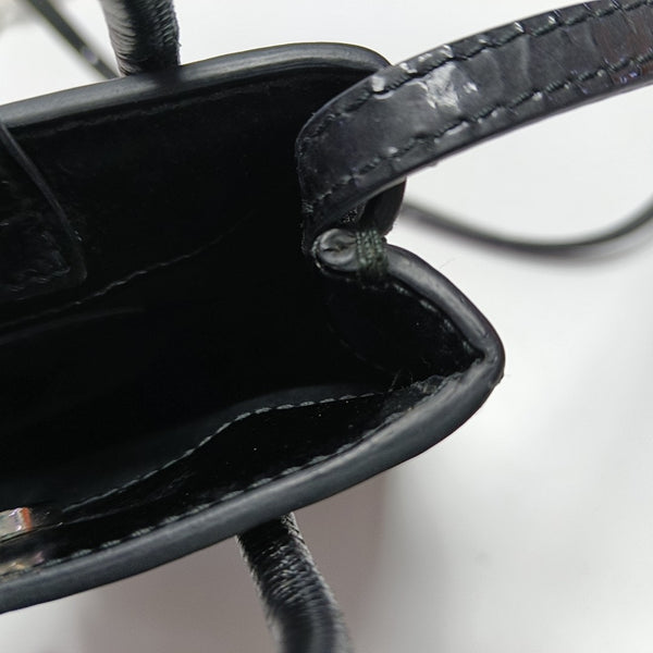 Shopping Bag Calfskin Black