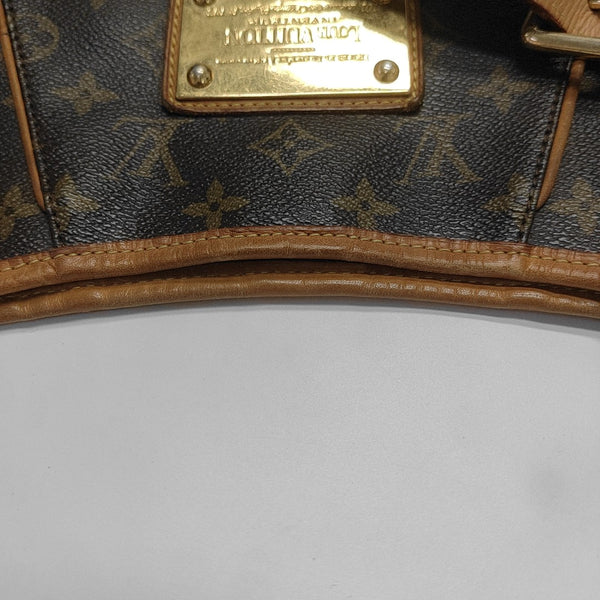 GALLIERA Monogram Coated Canvas Brown
