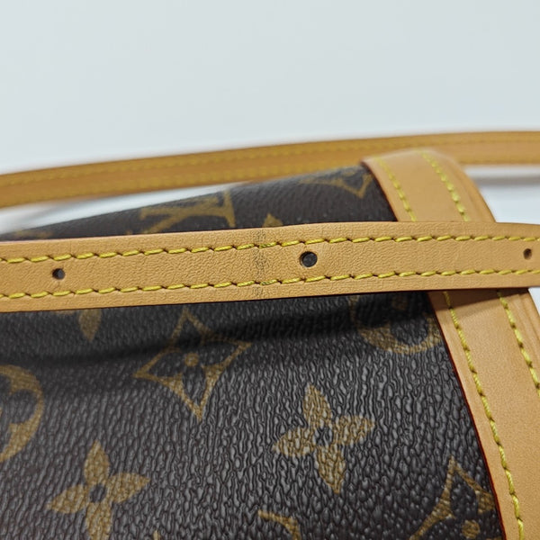 FOLD ME Monogram Coated Canvas Brown