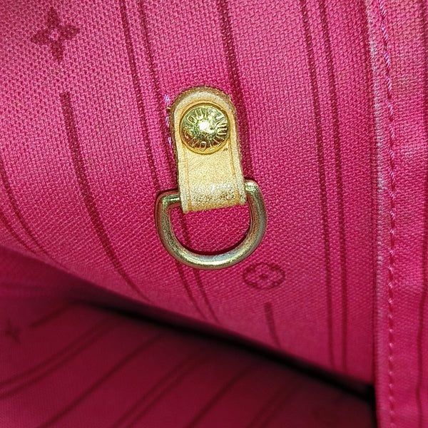 NEVERFULL MM Monogram Coated Canvas Brown