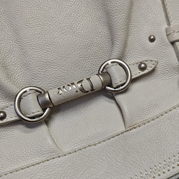 Calfskin Top Handle Bag White