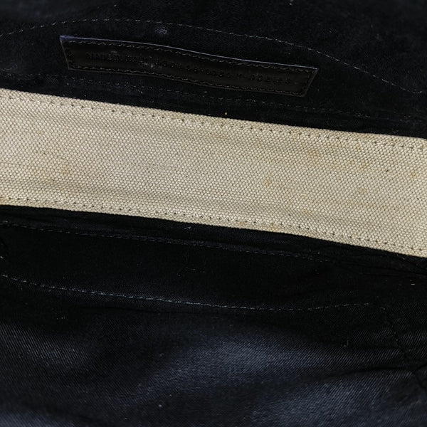 Navy Mini Canvas White