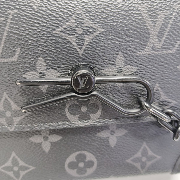 STEAMER Mini Monogram Coated Canvas Black