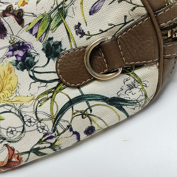 Canvas Shoulder Bag Beige