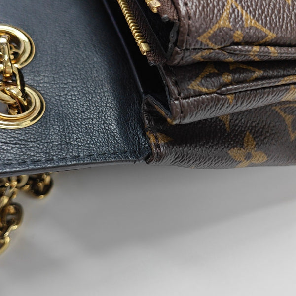 MARCEAU Monogram Coated Canvas Brown