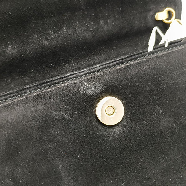 Suede Shoulder Bag Black