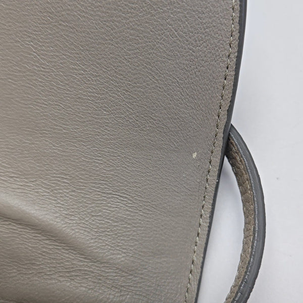TROTTEUR Small Calfskin Gray